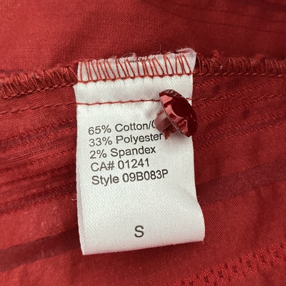 Petite Red Shirt by Contemporaine - Picture 7 of 8